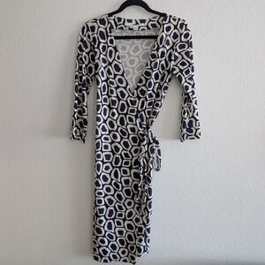 Diane Von Furstenberg Two Julian Wrap Dress